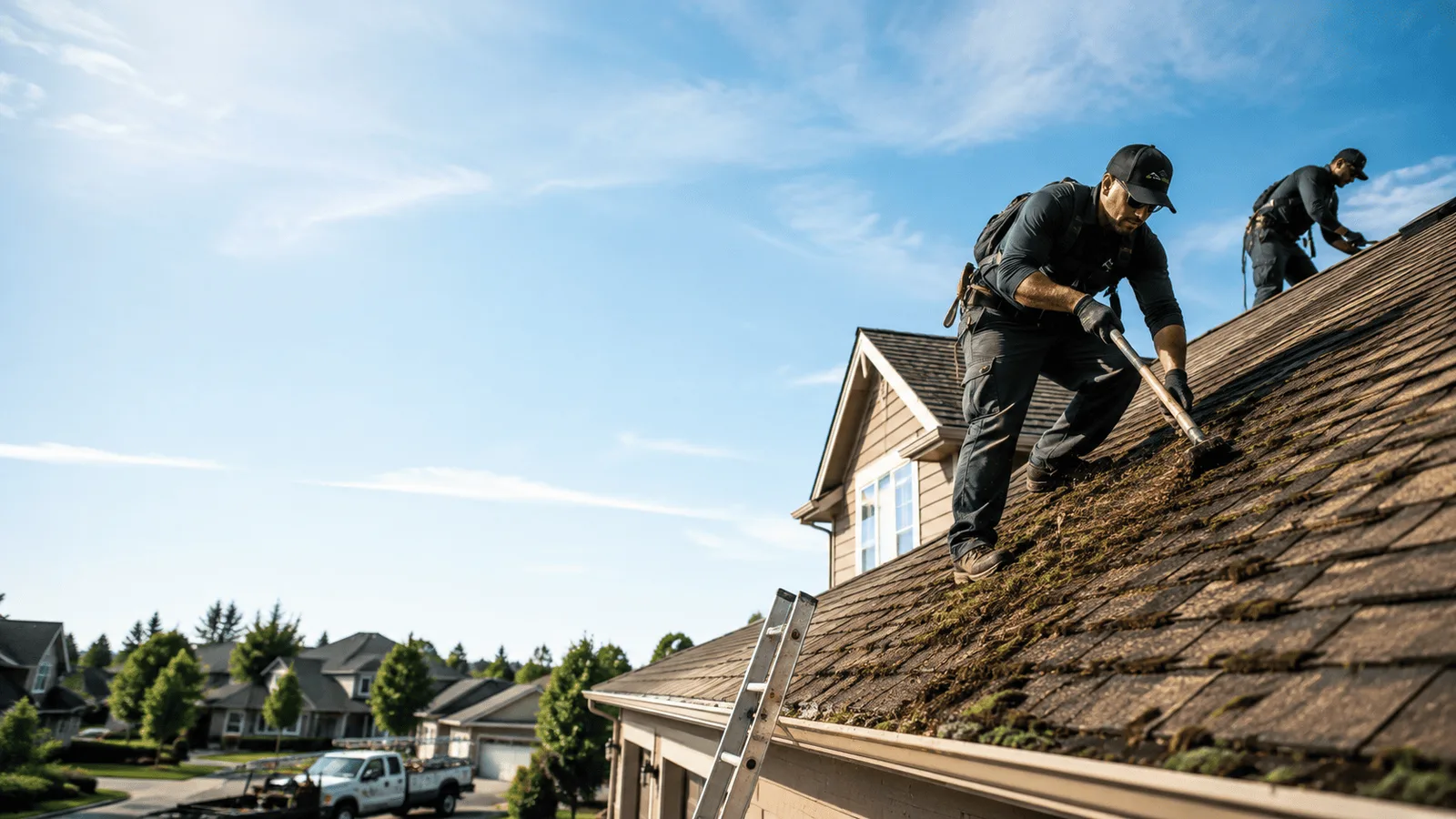 Roof Moss Removal in Girard, KS near me